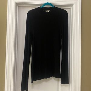 anthropologie black mock turtleneck